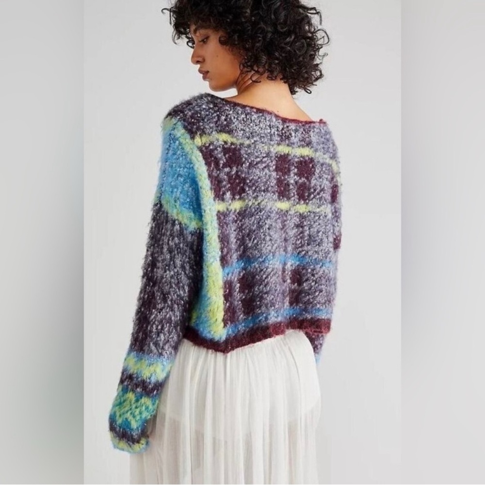free people Emerson fuzzy pullover .  NWT - Picture 5 of 5